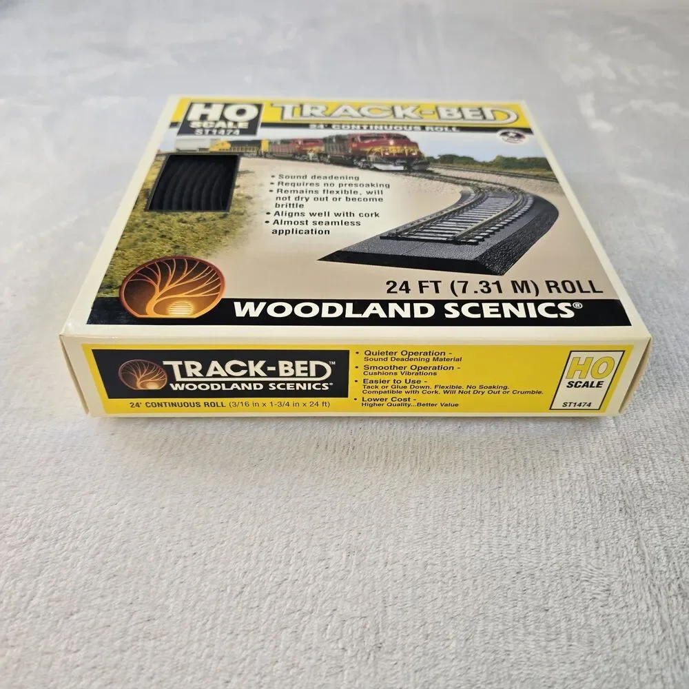 Woodland Scenics HO Scale Track-Bed 24' Continuous Roll #ST1474